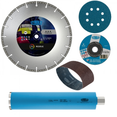 Diamond Blades, Cores, Bonded & Coated Abrasives Discs