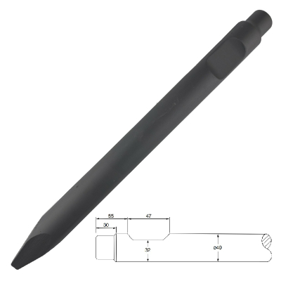 Soosan SB10 PYR Point 40x450mm o/a