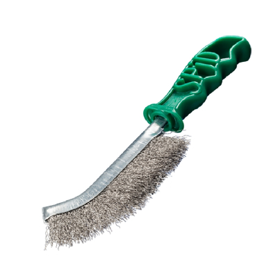 Spid Plastic Handled Stainless Steel Wire Scratch Brush
